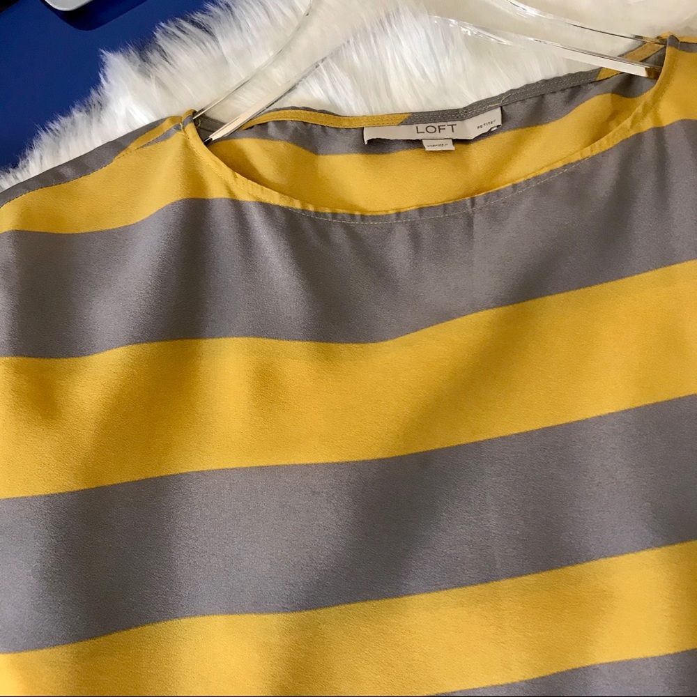 Blouse/shirt stripes. Ann Taylor XS